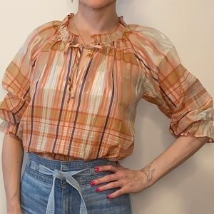 Madewell peasant top, size XXS, NWOT